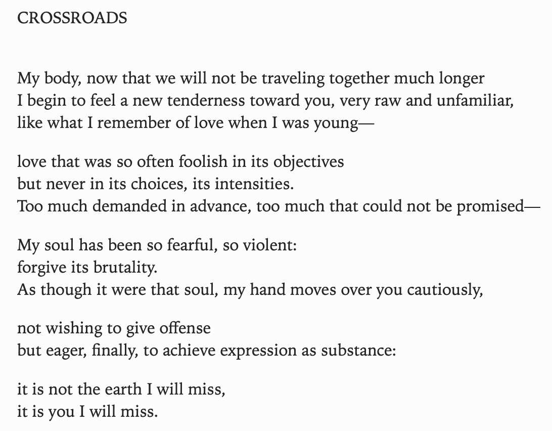 poem crossroads Alt text