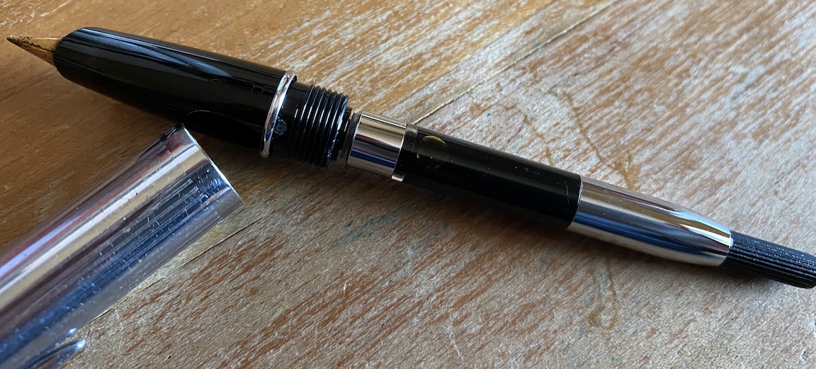 Aurora with Platinum pen converter Alt text