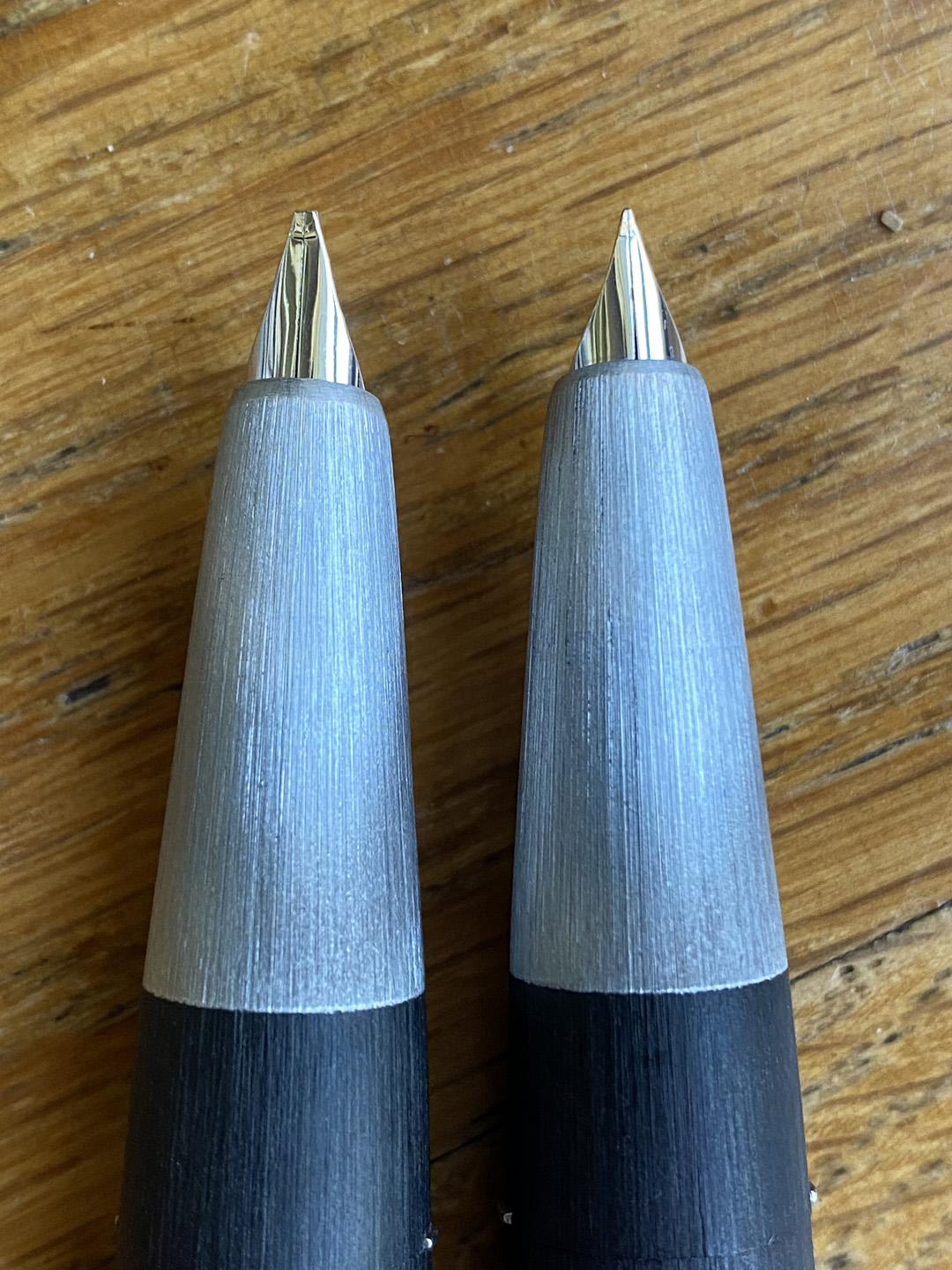 Lamy 2000 hooded nibs © Thomas Hall, with thanks! Alt text